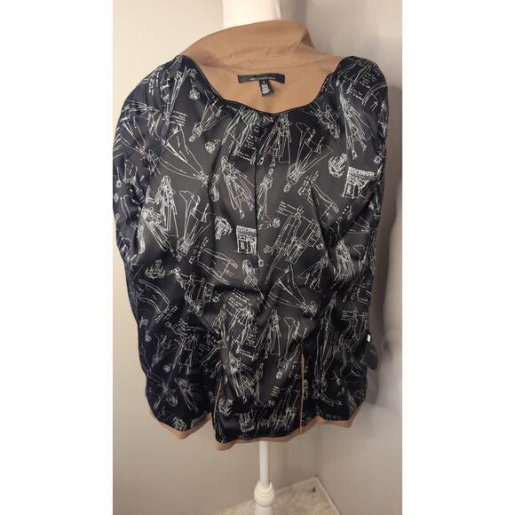 WHBM camel brown professional one button blazer - Picture 11 of 15